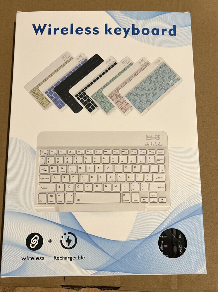 Bluetooth Keyboard Compatible for iPad 10th Generation, iPad Pro 13/12/11... NEW