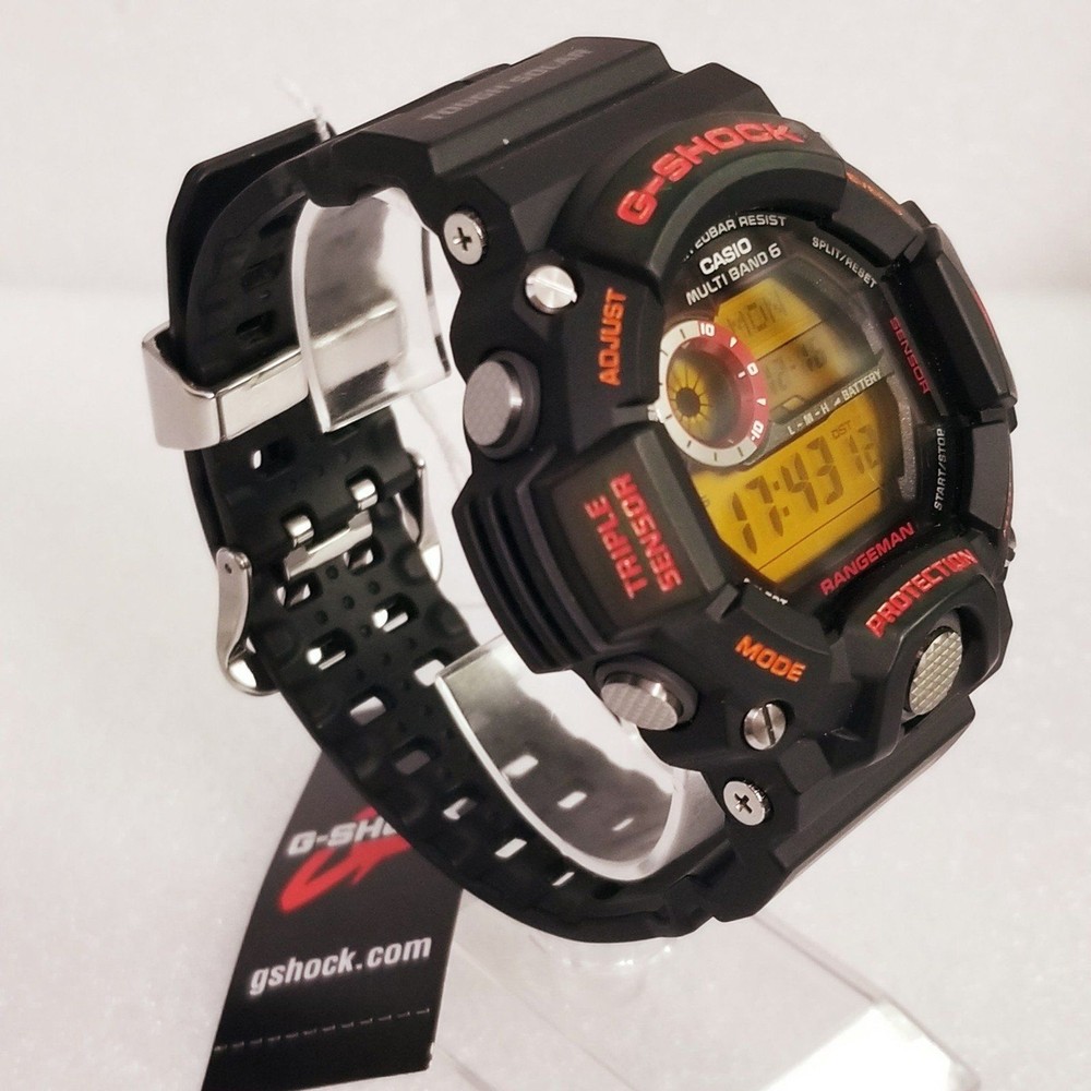 ⌚Rare Custom G-Shock GW9400 Rangeman triple sensor barometer temp compass.