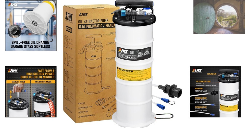 Versatile Oil Change Pump & Fluid Extractor - Ensuring Spill-Free Maintenance