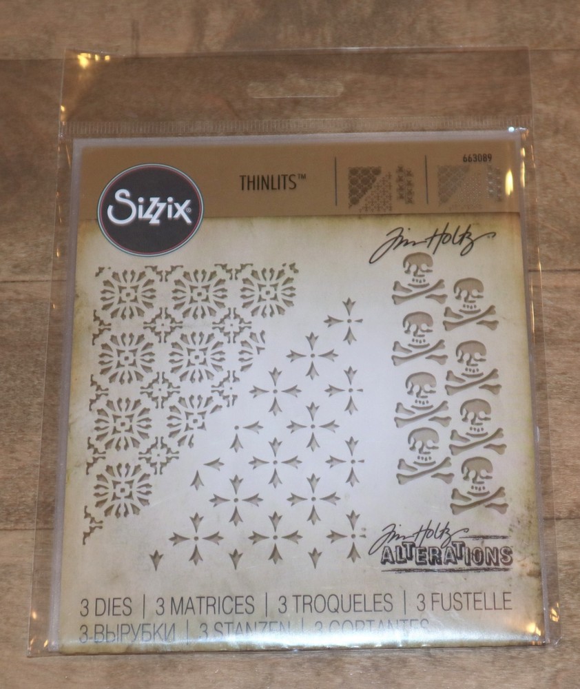 Sizzix Thinlits Die Cuts | *MIXED MEDIA HALLOWEEN #2* Tim Holtz
