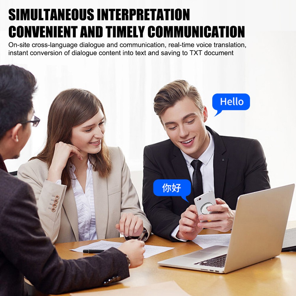 Translator Simultaneous Interpretation Translation APP Magnetic Phone Bracket