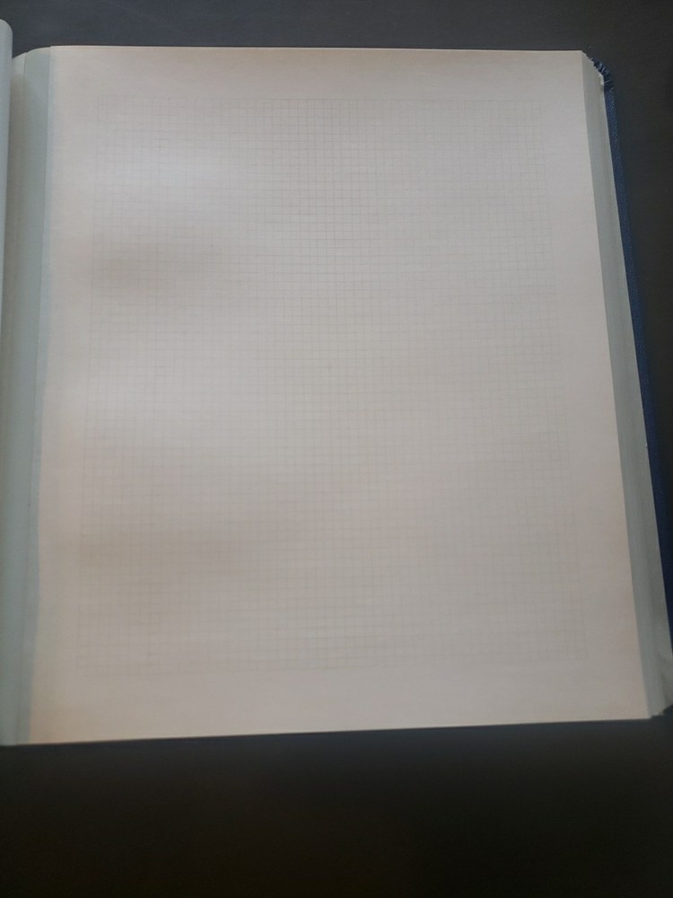 Elbe Stamp Album W 50 Quadrille Pages Slipcase Unused