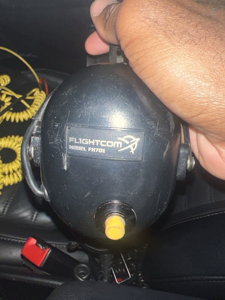 FlightCom Aviation Aircraft Headset