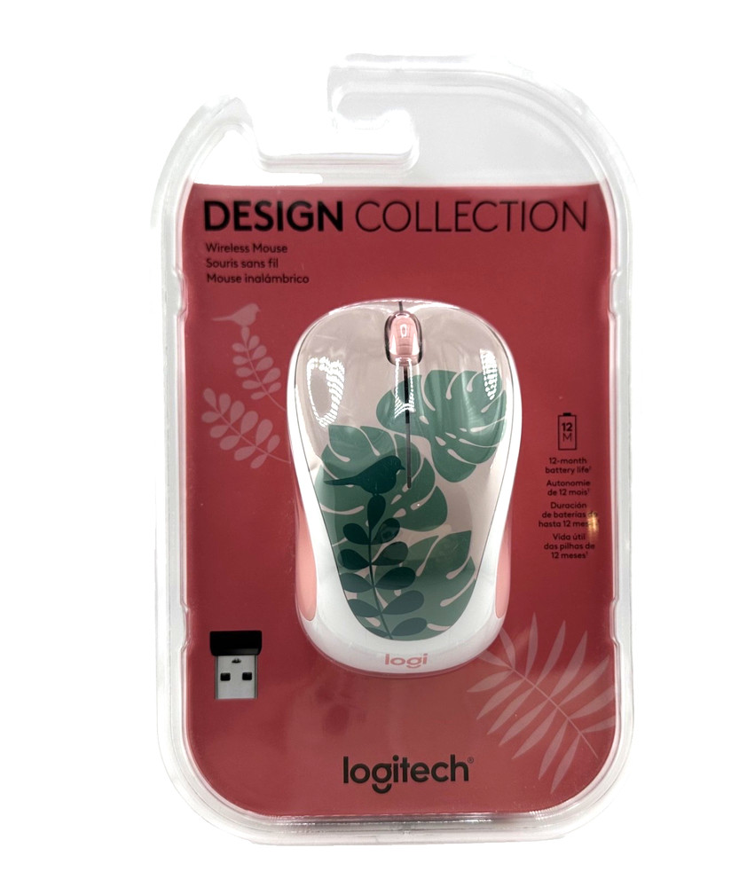 Logitech Design Collection Limited Edition Wireless Optical Mouse, Chirpy Bird