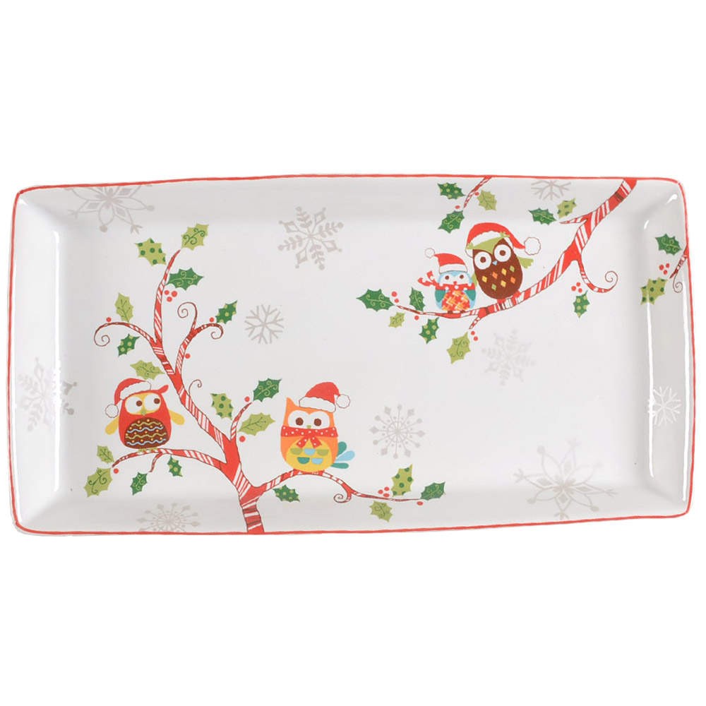 222 Fifth Enchanted Woods 13" Rectangular Tray 10081358