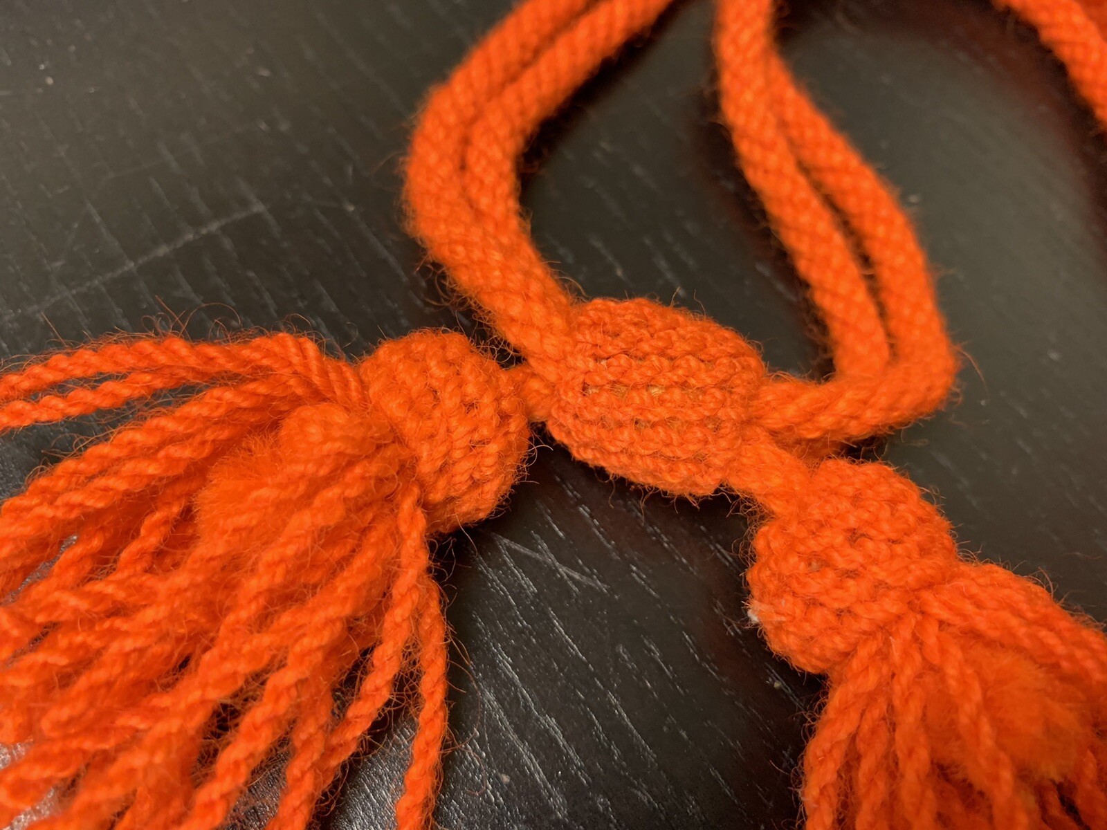 Civil War Union Army ORANGE Wool 'Dragoon' Hat Cord - NEW reproduction, A+