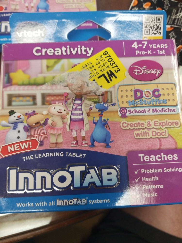 New Disney VTech InnoTab Software Doc McStuffins New