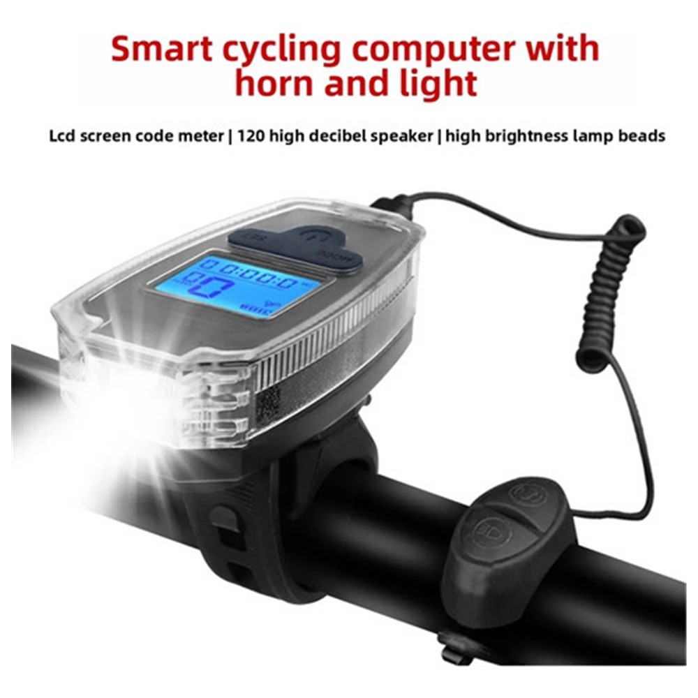 New Bicycle Speed Watch Band Horn Lighting Multi functional Wireless Code Table
