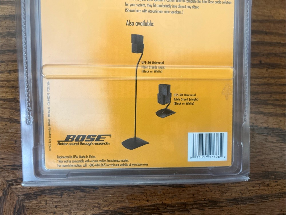 Bose UB-20B Wall Ceiling Bracket Speaker Mount Black New