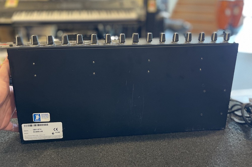 DBX 1074 Quad Noise Gate Dynamic Processor Rack Effect Unit w/ IEC Power Cable