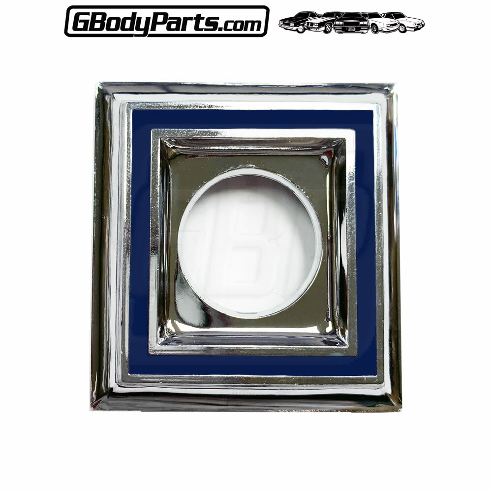 81-87 Regal Trunk Lid Lock Bezel Blue Shield Medallion Emblem GM part # 20196926