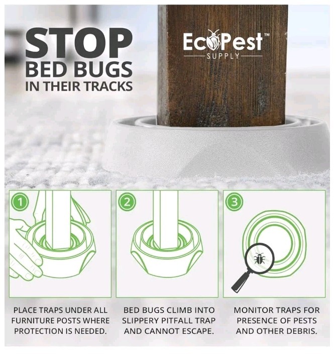 NEW Sealed ECOPEST Supply Bed Bug Blocker 8 Pack