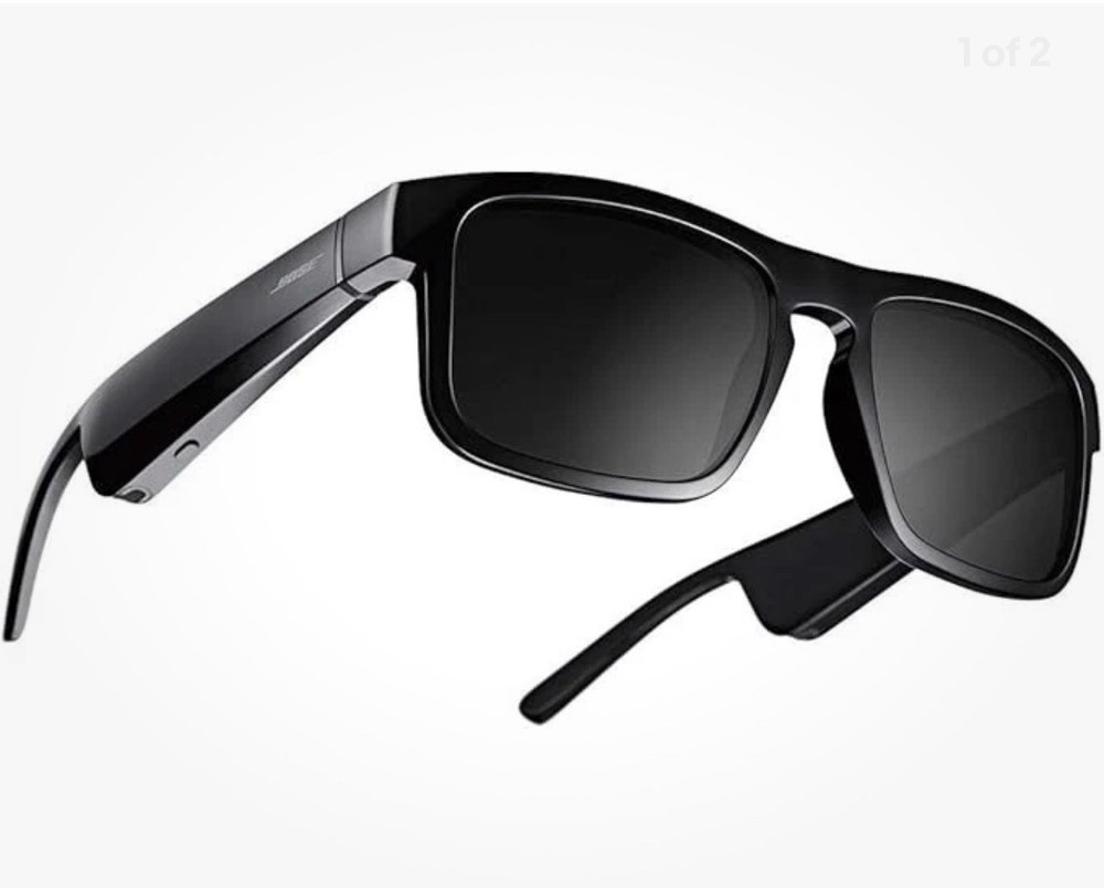 Bose Frames Tenor Rectangular Bluetooth Audio Sunglasses - Black