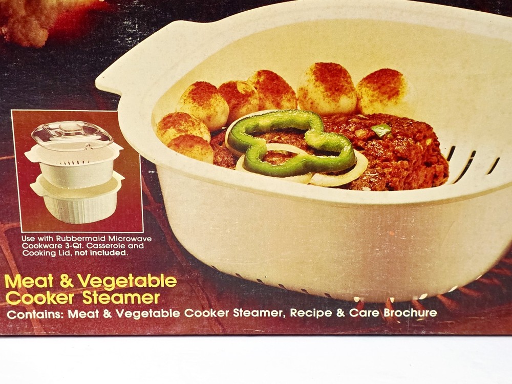 Rubbermaid Microwave Cookware Strainer/Steamer Insert #5156 VINTAGE EUC