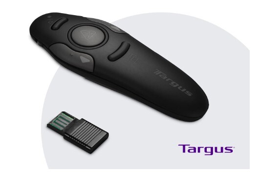 Targus Wireless USB Presenter Laser Pointer AMP16B Highlight Key PC MAC 2.4GHz