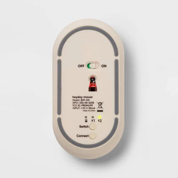 Heyday Wireless Mouse -STONE WHITE