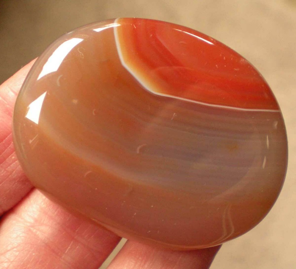 Carnelian Agate Palmstone sc707x