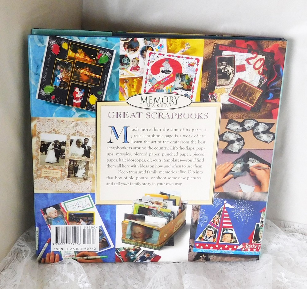 Memory Makers Great Scrapbooks Ideas Tips & Techniques Hardcover 120 Pgs 2000