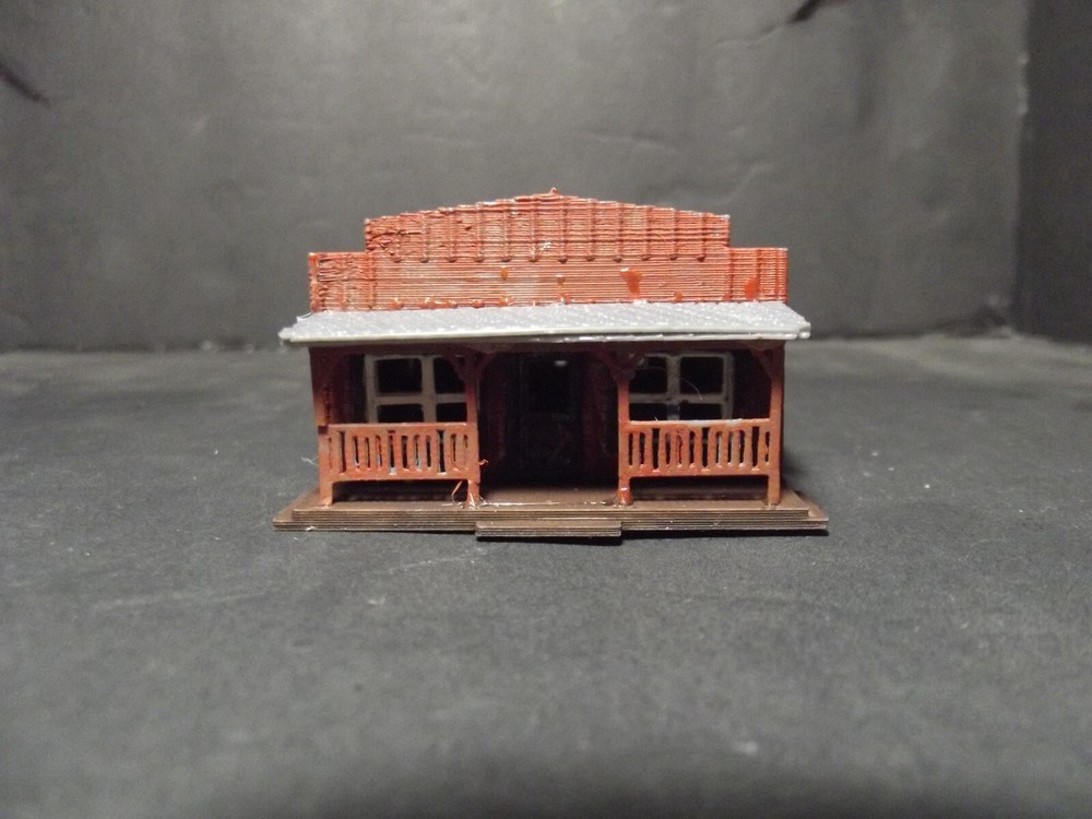 N Scale Old Western Cafe Kit  3D Printed. TA18