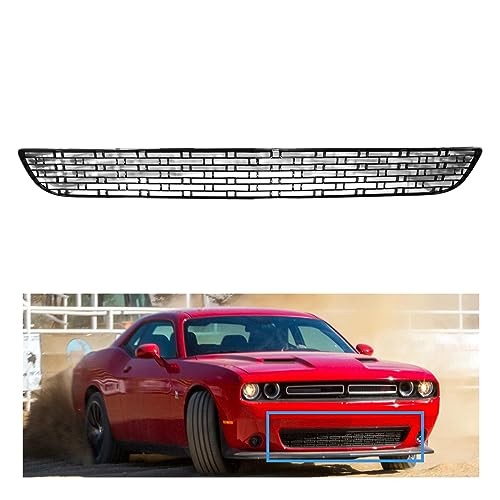 Front Bumper Lower Grille Grill Compatible with 2015-2022 Dodge Challenger