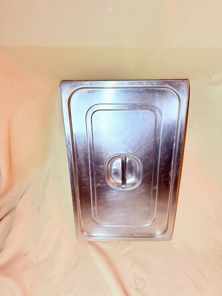 Rectangular stainless steel lid 56x33 cm