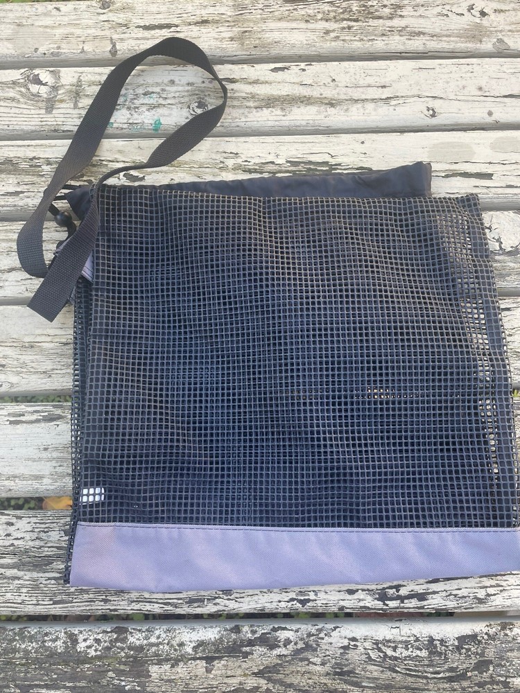Oceanic Mesh Large Draw-String Bag 14 X 29”