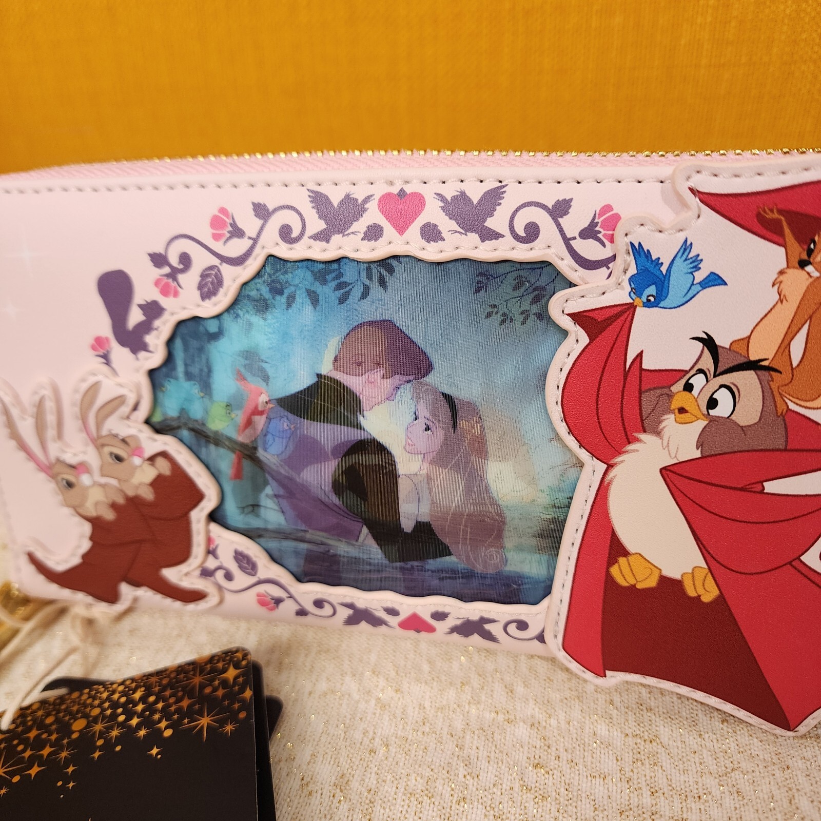 Loungefly Disney Sleeping Beauty Princess Lenticular Series Wristlet Wallet NEW