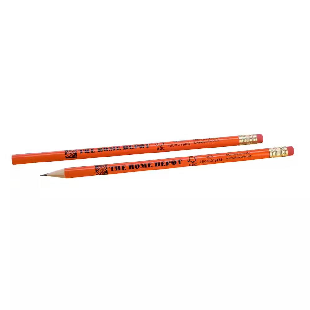 Round Pencils with Pro-Sharp Sharpener (15-Pack)