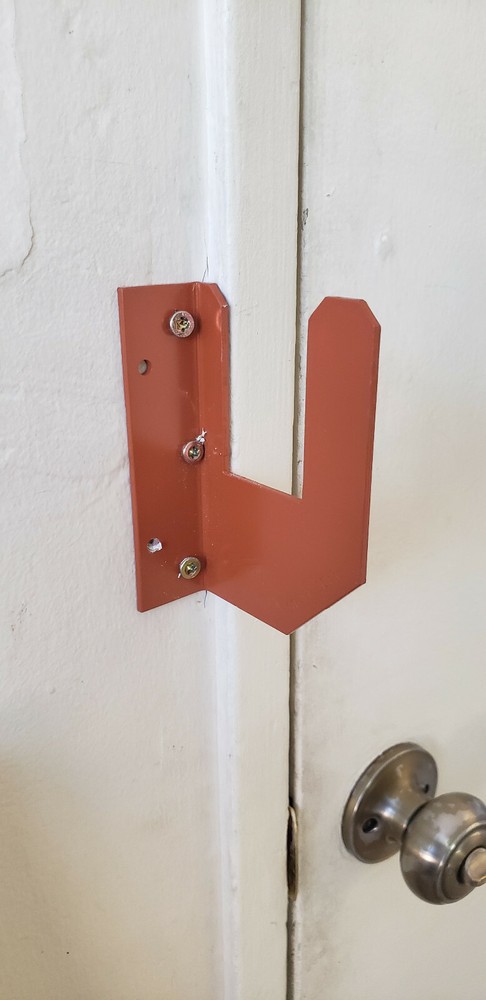 Door Security Brackets Fits (2x3) or 2x4 Board