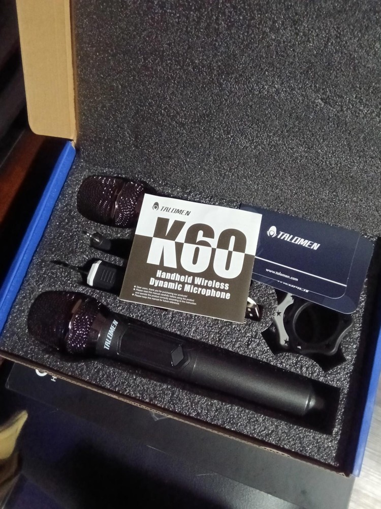 Talomen K60 Handheld Wireless Dynamic Microphone Set