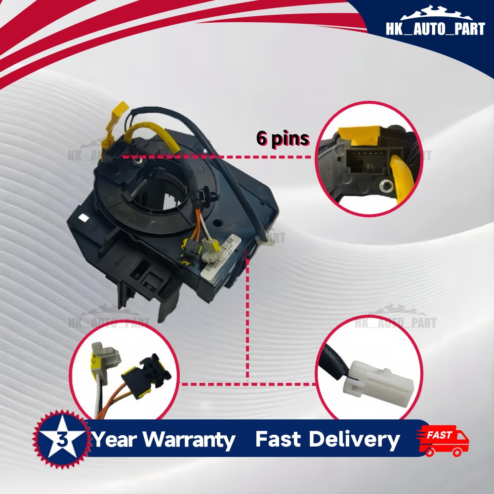 Clock Spring W/ Angle Sensor for 2010-2022 RAM 1500 With Heated Steering Wheel