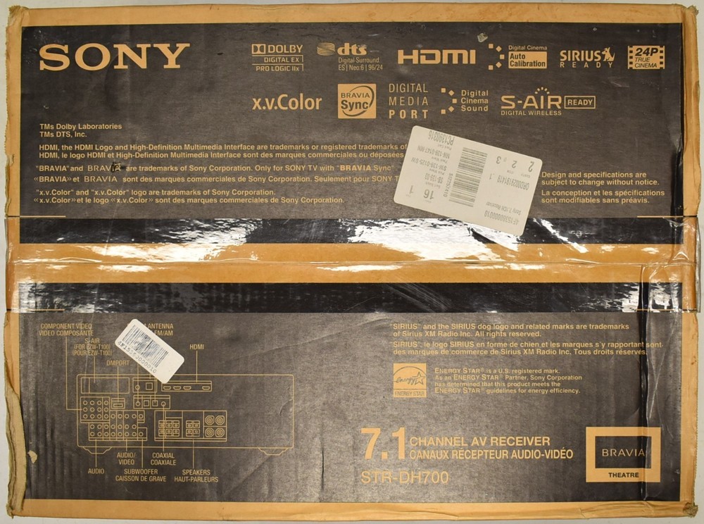 Sony 7.1 Channel AV Receiver STR-DH700