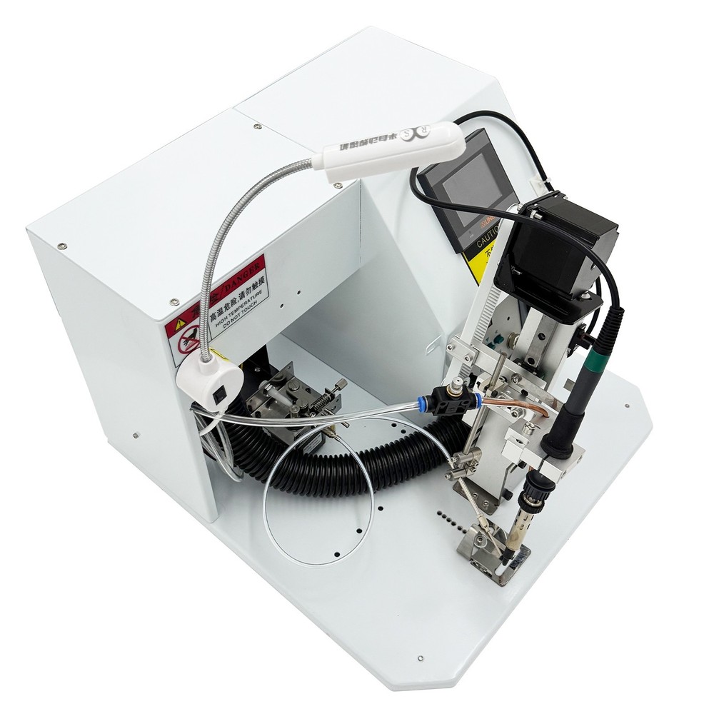 110V Semi-Automatic Foot Pedal Soldering Machine 160W with Precise Temp Control