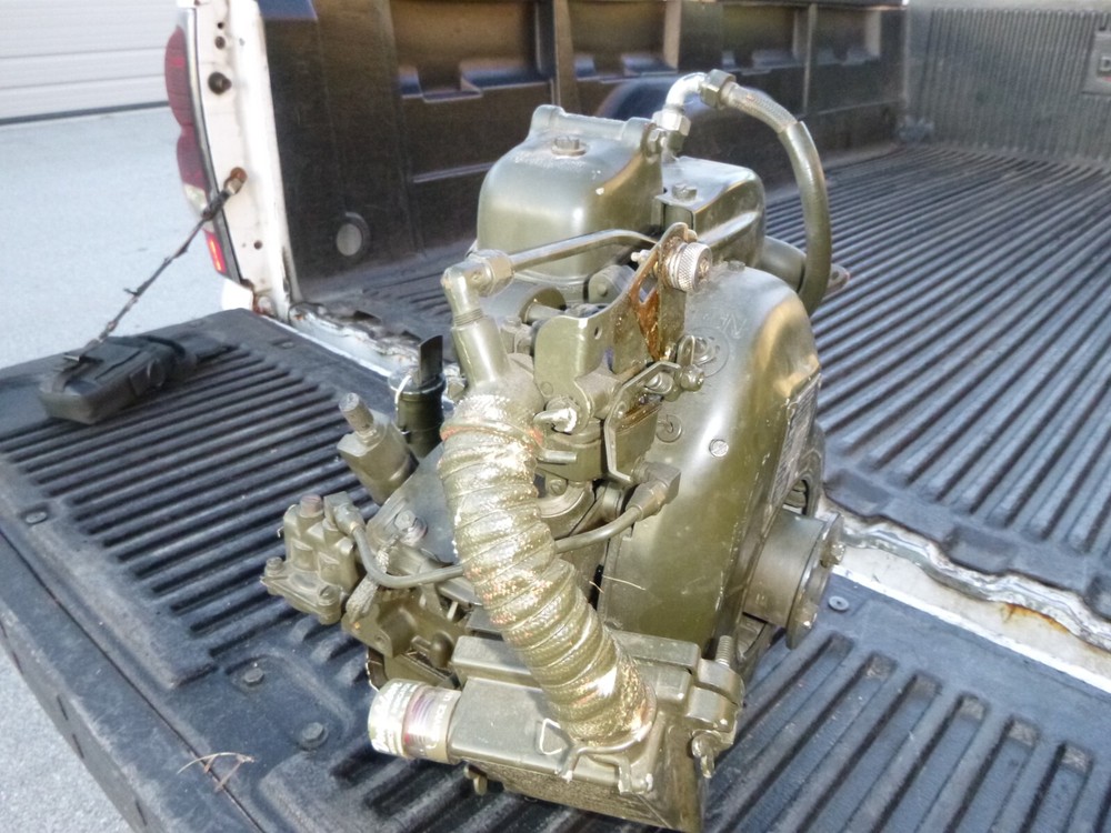 US Army Corps of Engineers military 4-cycle motor engine, complete