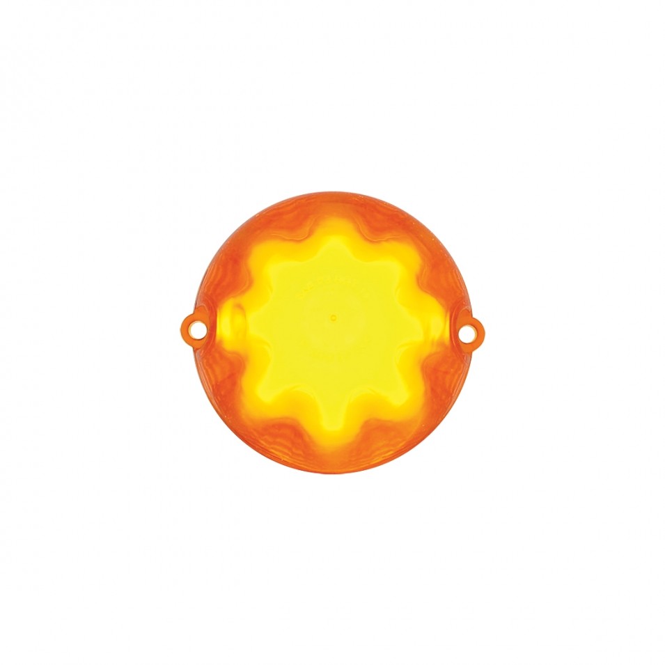 9 LED Dual Function "GLO" Watermelon Grakon Cab Light - Amber LED/Amber Lens