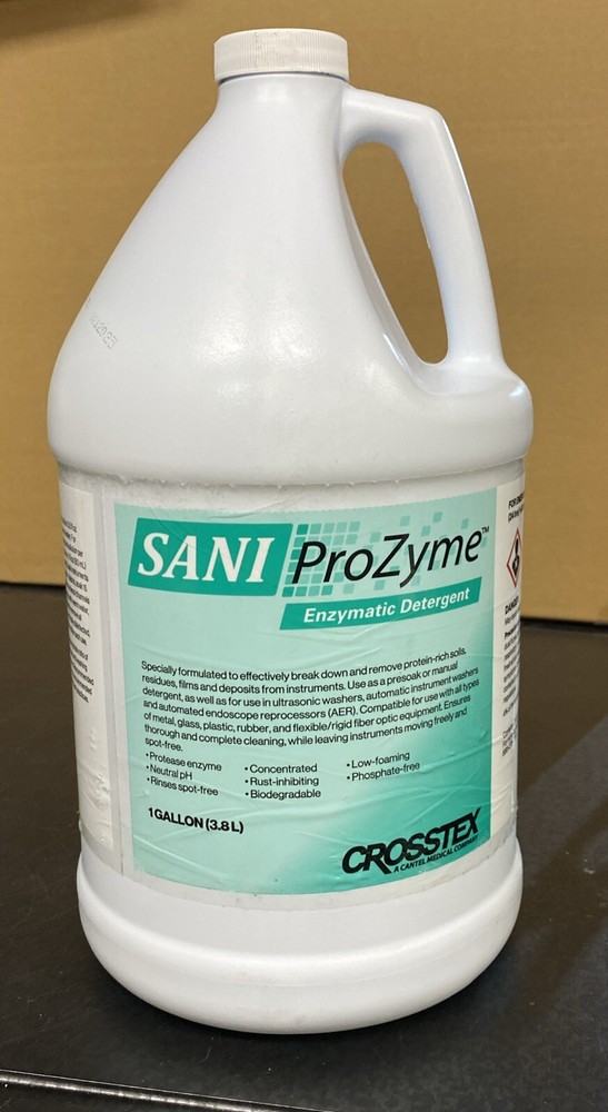 Crosstex SANI ProZyme Enzymatic Detergent Cleaning Solution 1 Gallon