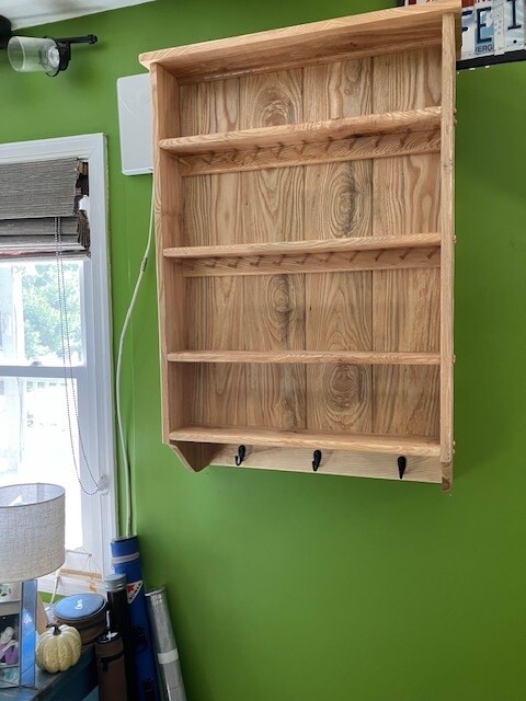 fly rod/reel display cabinet
