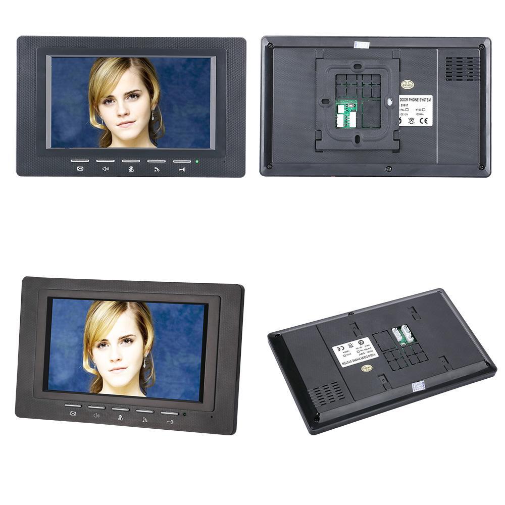 7" RFID Password Video Intercom + IR Camera DoorBell Video Door Phone Intercom
