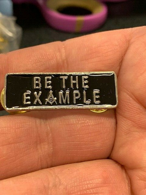 Be the Example Masonic Pin - Mason's Pin - Masonic Pin