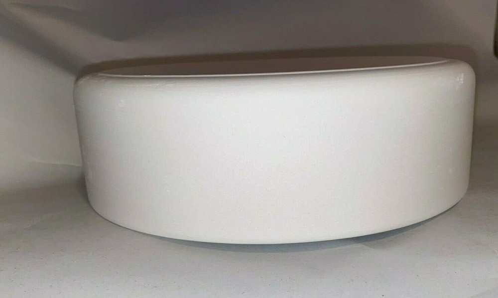 Small Smooth Sided flat bottom drape slump mold 6 " Dia. x 2" H