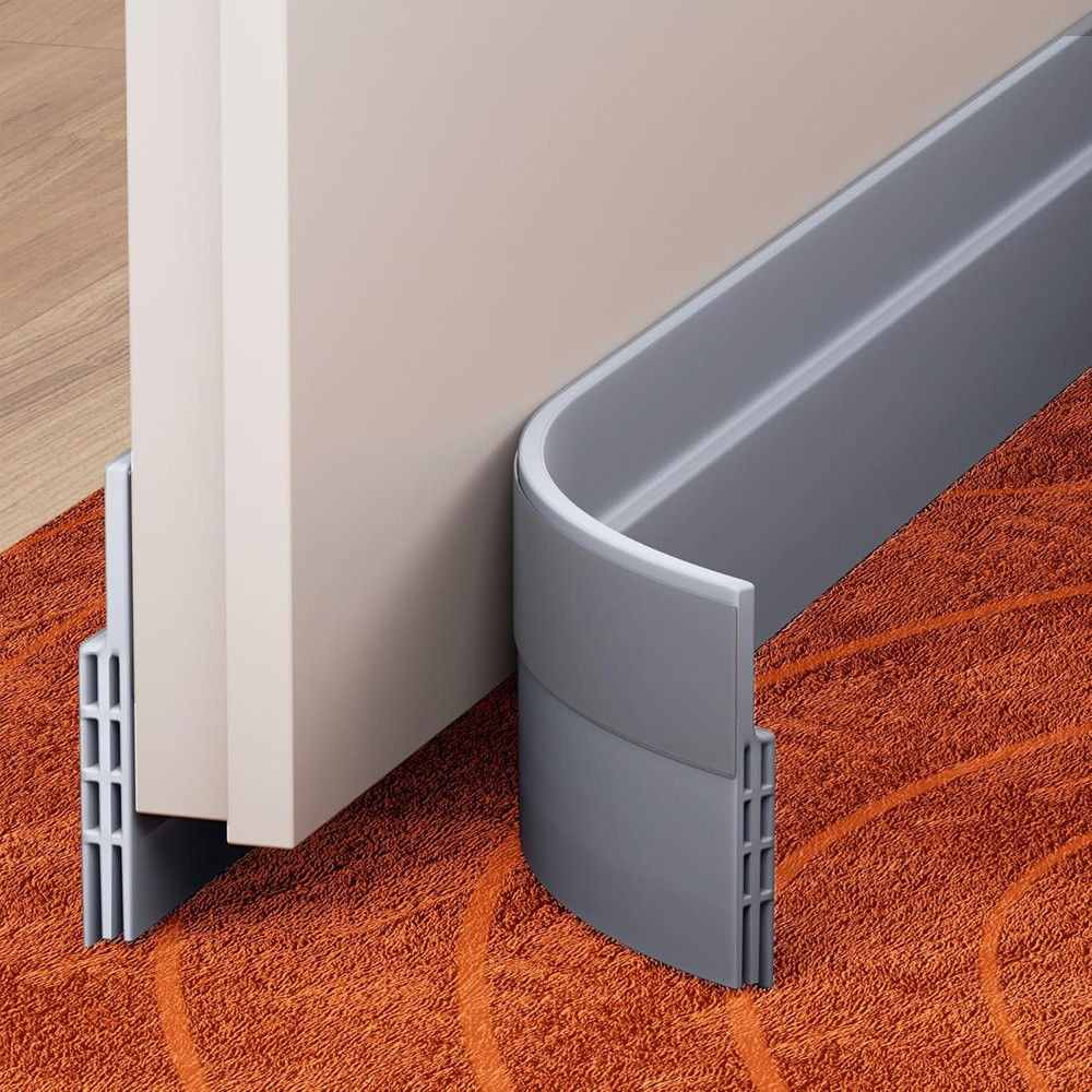2 Pack Door Draft Stopper, under Door Draft Blocker, Home Improvement Soundproof