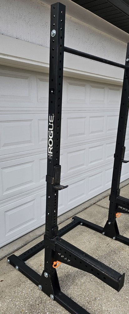 Rogue SML-2 Squat Rack Reverse Hyper Adjustable Bench Concept 2 Model E Rower