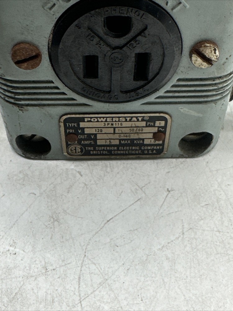 Powerstat Variable Transformer 3PN116 (2539)