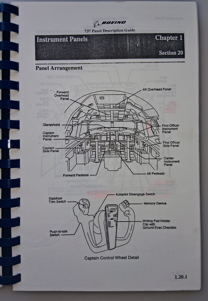 Boeing 737 Instrument Panel Description Guide American Airlines B737