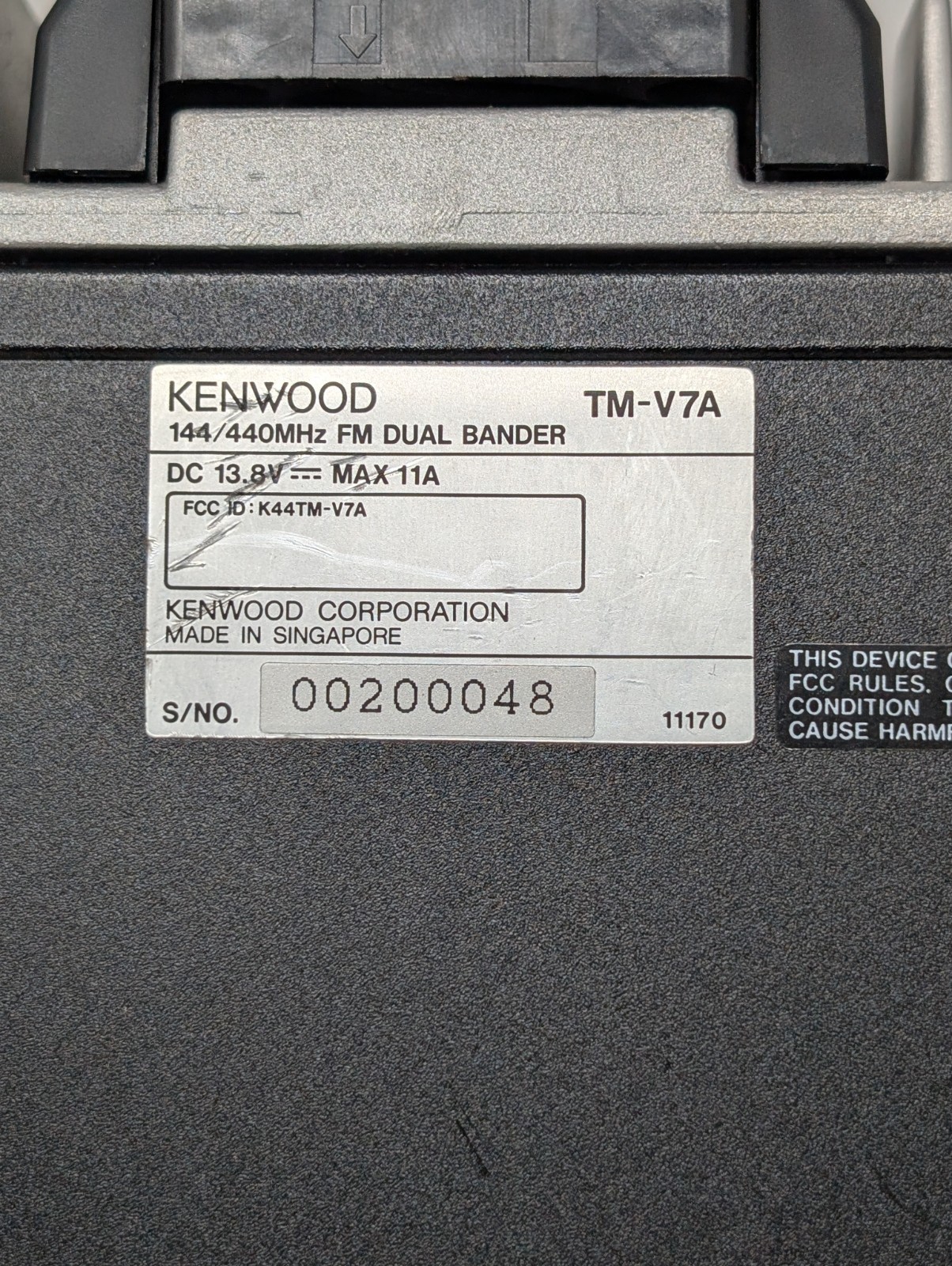 Kenwood TM-V7A 144/430MHz Dual Bander Ham Radio, + More