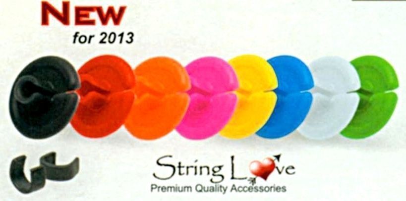 OMP String Love 2.0 9/16" Kisser Button Orange 1 Pack
