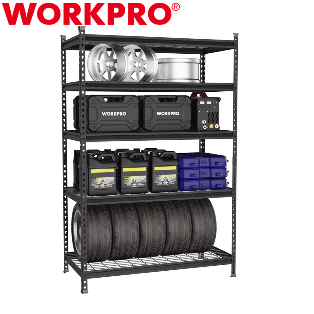 WORKPRO 5-Tier 72-inch Heavy Duty Metal Storage Shelving Unit Storage Rack Shelf