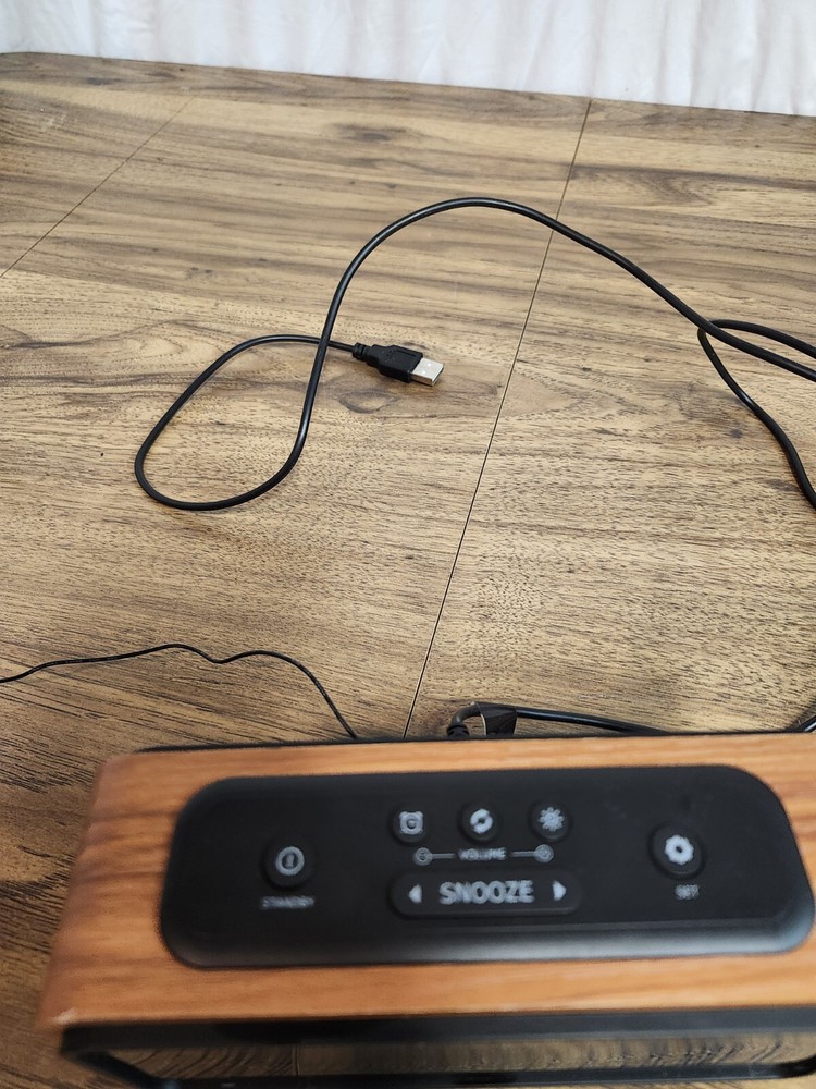 Victrola Vc-250 Bedside Clock Radio