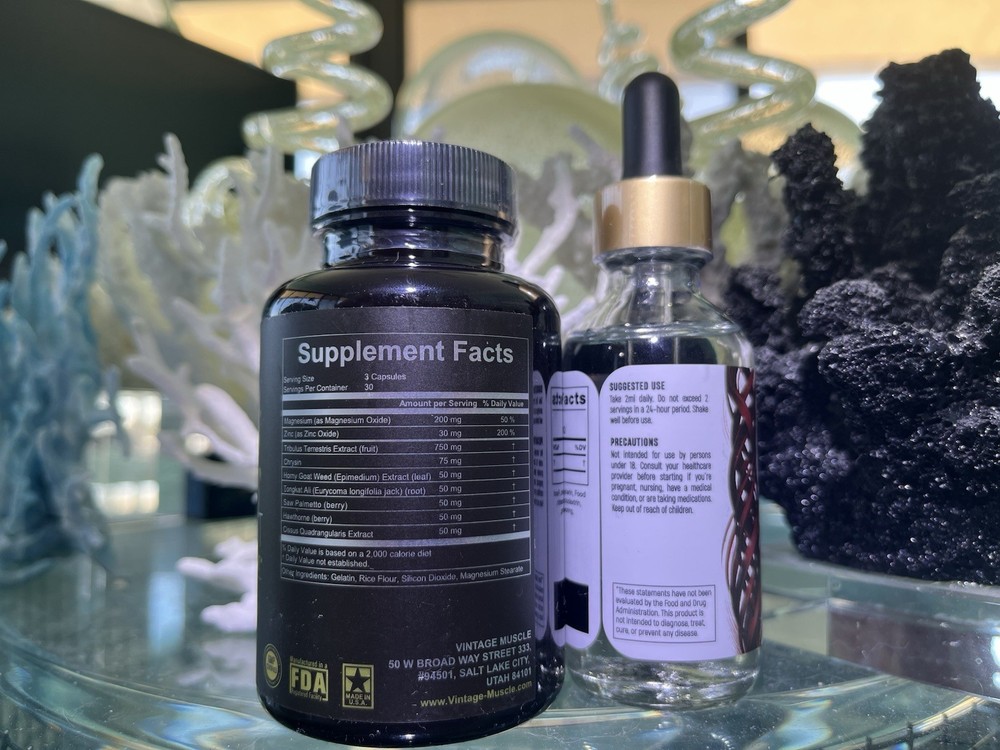 Epi/AlphaTest Stack 2 Step Precursor 2 Epi Andro5DHEA By Vintage Muscle 💪 🔥