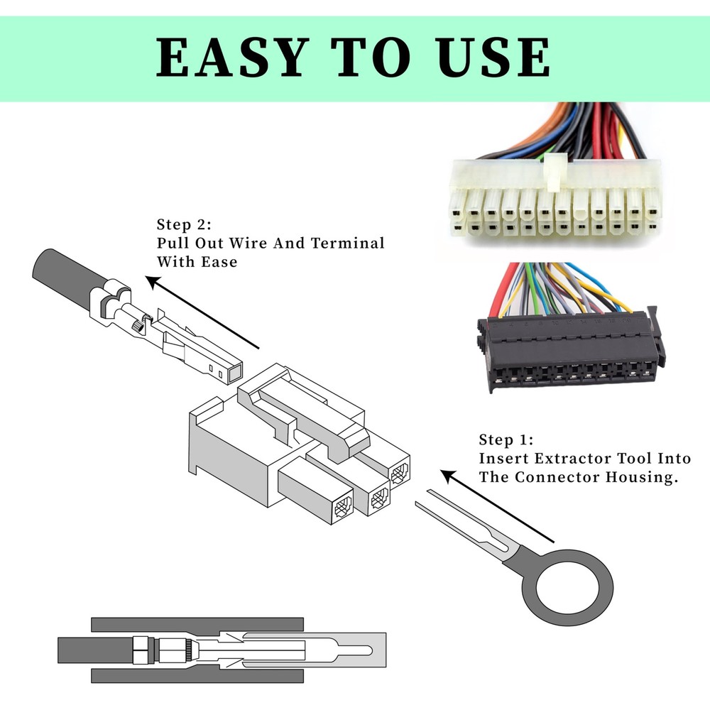 82 PCS Terminal Removal Tool Kit, Depinning Electrical Pin 82